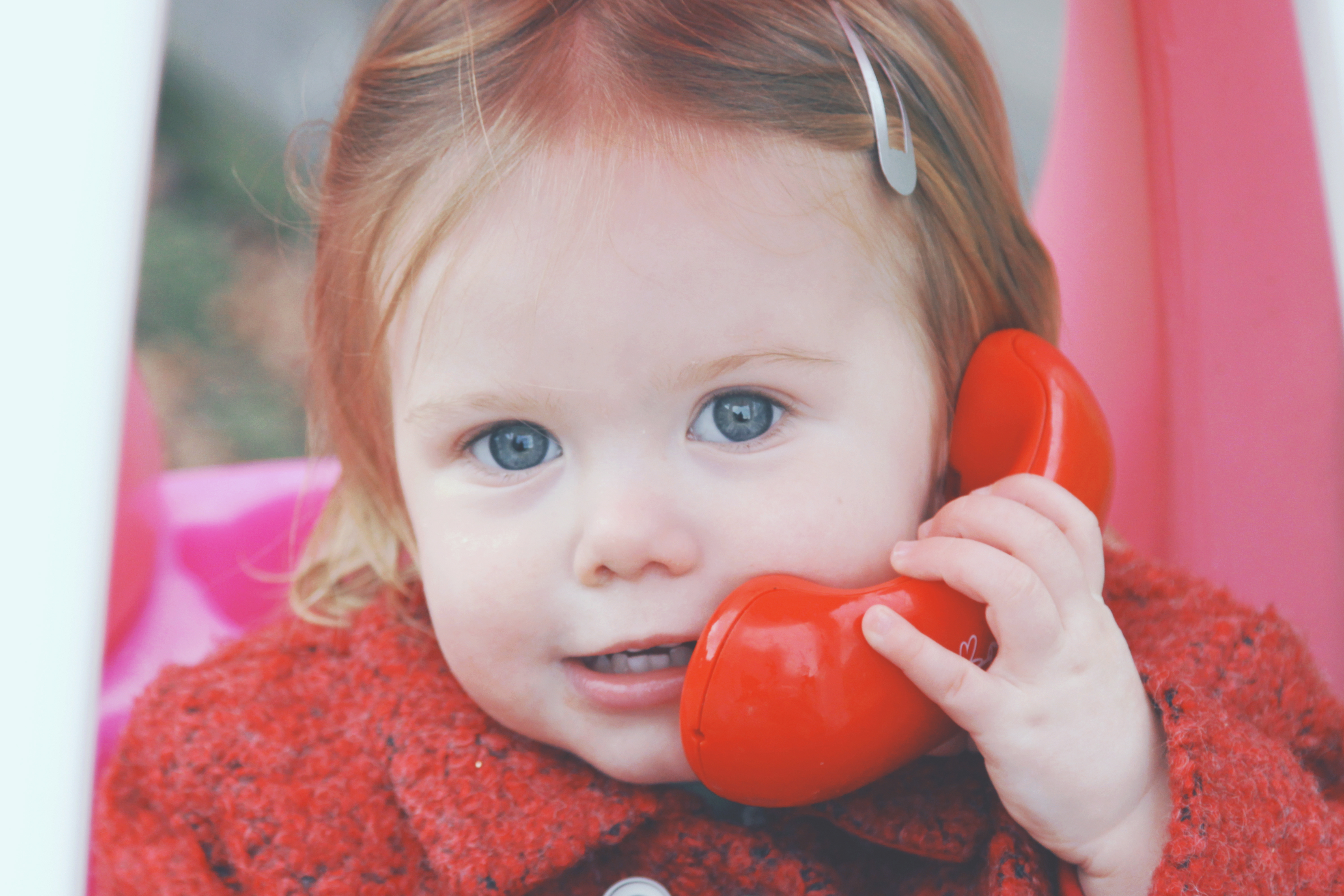 Young child playing